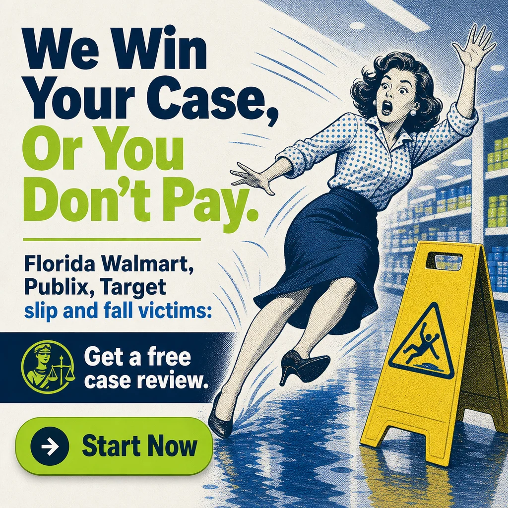 Top performing slip-and-fall law firm ad creative — Winner Variant 4